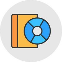kompakt disk vektor ikon design