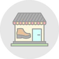 sko affär vektor ikon design