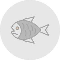 Fisch-Vektor-Icon-Design vektor