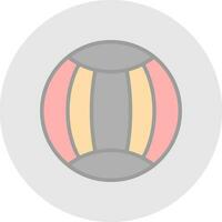 strand boll vektor ikon design