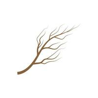 estetisk träd gren silhuetter. löv, virvlar och blommig element vektor illustration.