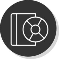 kompakt disk vektor ikon design