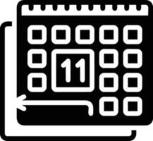 Kalender Zeitplan Symbol Symbol Bild Vektor. Illustration von das modern geplanter Termin Erinnerung Agenda Symbol Grafik Design Bild. eps 10 vektor