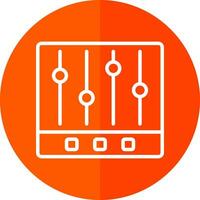 Musik- Equalizer Vektor Symbol Design