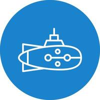 U-Boot-Vektor-Icon-Design vektor