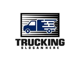 LKW Logo Vorlage zum Sie Design vektor