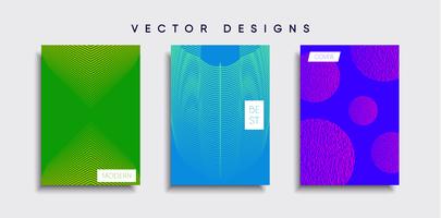 Minimale Vector-Cover-Designs. Zukünftige Plakatschablone. vektor