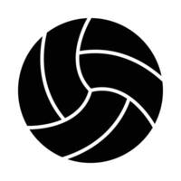 volleyboll vektor glyf ikon för personlig och kommersiell använda sig av.