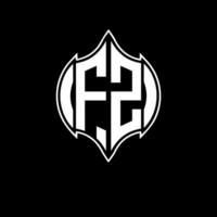 fz Brief Logo. fz kreativ Monogramm Initialen Brief Logo Konzept. fz einzigartig modern eben abstrakt Vektor Brief Logo Design.