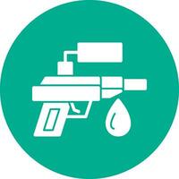 Wasserpistolen-Vektor-Icon-Design vektor