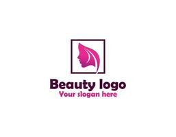 kvinna skönhet logotyp mall vektor