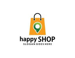 Shopping-Logo-Icon-Design-Vektor vektor