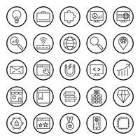 Satz von Vector SEO Search Engine Optimization Icons