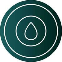Wassertropfen Vektor Symbol Design