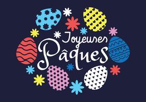 Joyeuses paques vektor