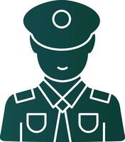 Polizei-Vektor-Icon-Design vektor