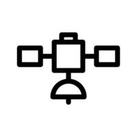 Satellit Symbol Vektor Symbol Design Illustration