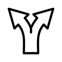 vägkorsning ikon vektor symbol design illustration