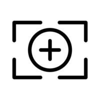 kamera skanna ikon vektor symbol design illustration