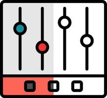 Musik- Equalizer Vektor Symbol Design