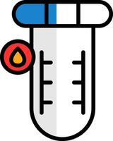 pcr testa vektor ikon design