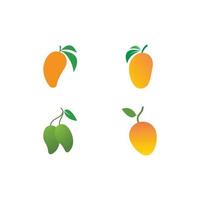 Mangofrucht süß vektor