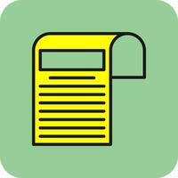 Zeitungsvektor-Icon-Design vektor