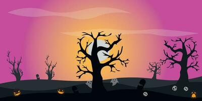 Vektor Hintergrund Design mit Halloween Thema