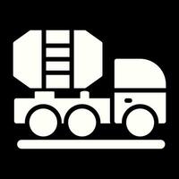 Mischer-LKW-Vektor-Symbol vektor