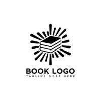 Buch Logo Design. isoliert im Weiß Hintergrund. Buch Symbol. modern Design. Vektor Illustration