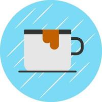 Kaffee Latte Vektor-Icon-Design vektor