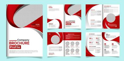 professionell och kreativ företags- företag broschyr minimalistisk design skriva ut mall vektor