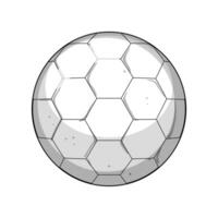 Sport Fußball Ball Karikatur Vektor Illustration