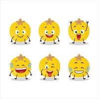 tecknad serie karaktär av nance frukt med leende uttryck vektor