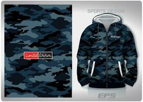 Vektor Sport Hemd Hintergrund image.glay tarnen Militär- Muster Design, Illustration, Textil- Hintergrund zum Sport lange Ärmel Kapuzenpullover, Jersey Kapuzenpullover