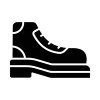 Stiefel Vektor Glyphe Symbol zum persönlich und kommerziell verwenden.