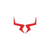 taurus logotyp mall vektor ikon illustration design