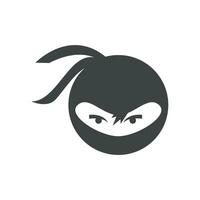 ninja ikon vektor illustration