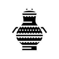 odödlighet elixir taoism glyf ikon vektor illustration
