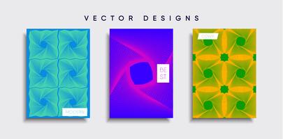 Minimale Vector-Cover-Designs. Zukünftige Plakatschablone. vektor