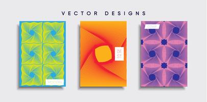 Minimale Vector-Cover-Designs. Zukünftige Plakatschablone. vektor