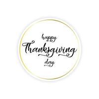 Happy Thanksgiving Day Banner vektor