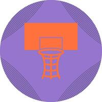 Basketballkorb-Vektorsymbol vektor