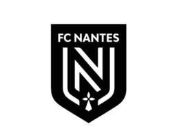 fc nantes Symbol Verein Logo schwarz Liga 1 Fußball Französisch abstrakt Design Vektor Illustration