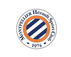 Montpellier Verein Symbol Logo Liga 1 Fußball Französisch abstrakt Design Vektor Illustration