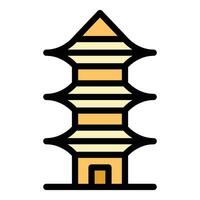 pagod plats ikon vektor platt