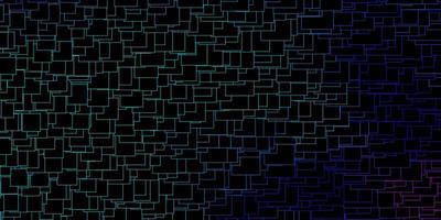 dunkelrosa, blaues Vektormuster im quadratischen Stil. abstrakte Steigungsillustration mit Rechtecken. Muster für Websites, Zielseiten. vektor