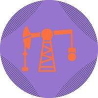 Pumpjack-Vektorsymbol vektor