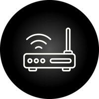 W-lan Router Vektor Symbol