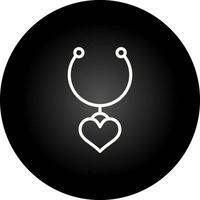 Herz geformt Medaillon Vektor Symbol